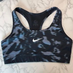 Nike Dri-Fit Black/Gray Sport Bra